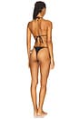 view 3 of 4 Fringe Bikini Set in Black