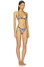 view 2 of 4 Metallic Bikini in Zebral