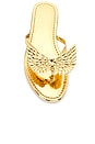 view 4 of 5 Wings Sandal in Gold