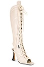 view 2 of 5 The Striker Lace Up Boot in Beige