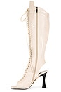 view 5 of 5 The Striker Lace Up Boot in Beige