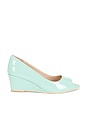 view 1 of 5 COMPENSÉES OPEN TOE VINYL MULE in Ice