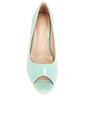 view 4 of 5 COMPENSÉES OPEN TOE VINYL MULE in Ice