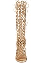 view 4 of 5 ESCARPINS HONEYCOMB LACE UP  in Gold