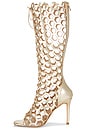 view 5 of 5 ESCARPINS HONEYCOMB LACE UP  in Gold
