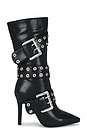 view 1 of 5 BOTTINES SLOUCH BUCKLE  in Black