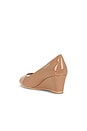 view 4 of 5 Open Toe Wedge Sandal in Bare