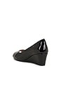 view 4 of 5 Open Toe Wedge Sandal in Black