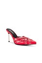 view 3 of 6 The Brigitte Heel in Red