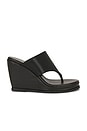 view 1 of 5 Spring Wedge Sandal in Black