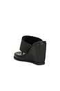 view 4 of 5 Spring Wedge Sandal in Black