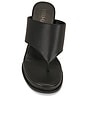 view 5 of 5 Spring Wedge Sandal in Black