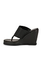 view 6 of 5 Spring Wedge Sandal in Black