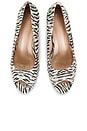 view 6 of 7 COMPENSÉES OPEN TOE MULE  in Zebra Print