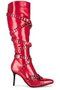 view 1 of 5 Nii Hai Strappy Boots in Metallic Red