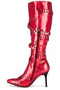 view 5 of 5 Nii Hai Strappy Boots in Metallic Red