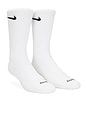 view 2 of 2 Everyday Plus Cushioned Socks 6-pack in White & Black