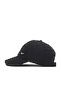 view 3 of 4 NSW DF H86 Metal Swoosh Cap in Black & Metallic Silver