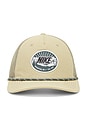 view 1 of 2 Structured Curved Bill Cap in Neutral Olive & Light Bone