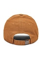 view 2 of 2 Unstructured Flat Bill Cap in Light British Tan & White