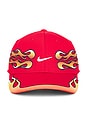 view 1 of 4 Structured Og Flame Cap in University Red