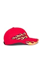 view 3 of 4 Structured Og Flame Cap in University Red