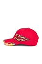 view 4 of 4 Structured Og Flame Cap in University Red