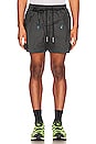 view 6 of 7 M Nrg Off-White Woven Short in Black