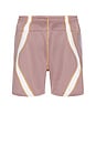 view 2 of 6 SHORT SOLO SWOOSH in Taupe Grey, White, & Sundial