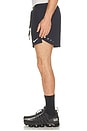 view 2 of 5 Aero Fit Stride 5 Inch Brief Lined Short in Black & Reflective Silver