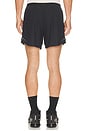view 4 of 5 Aero Fit Stride 5 Inch Brief Lined Short in Black & Reflective Silver
