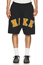 view 1 of 5 Nl Midweight Short in Black & University Gold