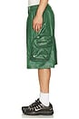 view 2 of 6 Performance Woven Pod Cargo Short in Fir, Barely Volt & Barely Green
