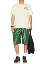view 4 of 6 Performance Woven Pod Cargo Short in Fir, Barely Volt & Barely Green