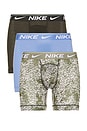 view 1 of 3 BRAGUITAS BOXER in Branches Print, Blue, & Black