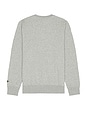 view 2 of 5 Club Crew Neck Sweatshirt in Dark Grey Heather & Black