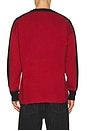 view 2 of 5 Jersey Sweater in Team Crimson & Black