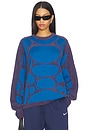 view 1 of 5 PULL NO FRANCHISE in Dark Raisin, Brilliant Blue, & Voltage Green