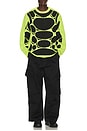 view 3 of 5 FROG Jelly Cage Sweatshirt in Black, Cream Ii, & Volt Ice