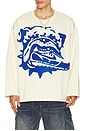 view 1 of 5 SUDADERA in Coconut Milk & Game Royal