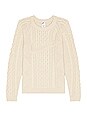 view 1 of 3 M NL CABLE KNIT SWEATER LS in Tan
