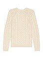 view 2 of 3 M NL CABLE KNIT SWEATER LS in Tan
