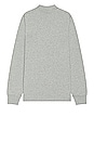 view 2 of 5 Club (NSW) Long-Sleeve Knit Polo in Dk Grey Heather & White