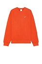 view 1 of 5 Solo Swoosh Fleece Crew in Dragon Red & White