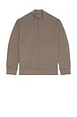 view 1 of 4 EVERYDAY TAILORED COMFORT 쿼터 지퍼 풀오버 in Cave Stone & Medium Ash