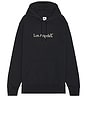 view 1 of 4 Club Los Angeles Pull Over Hoodie in Black & White