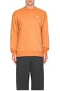 view 4 of 5 Nsw Club Crew Neck Sweatshirt in Copper Moon & White