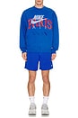 view 4 of 4 SUDADERA NIKE AIR in Game Royal, White, & University Red