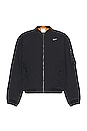 view 1 of 4 M Nl Wvn Flight Jacket in Black/White