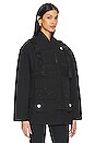 view 3 of 7 U NRG Cf 2+1 Jacket in Black/black/white